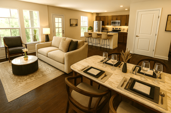 Luxury vinyl plank flooring